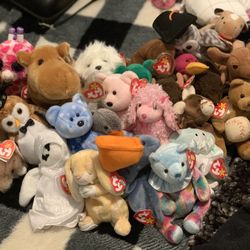 Ty Beanie Babies Original Mint Rare Errors 1000’s