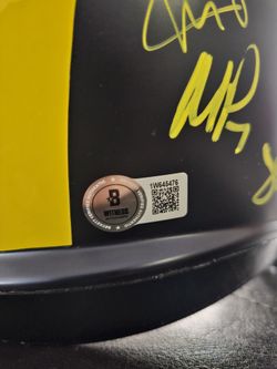 Michagan National Champion Signed Helmet