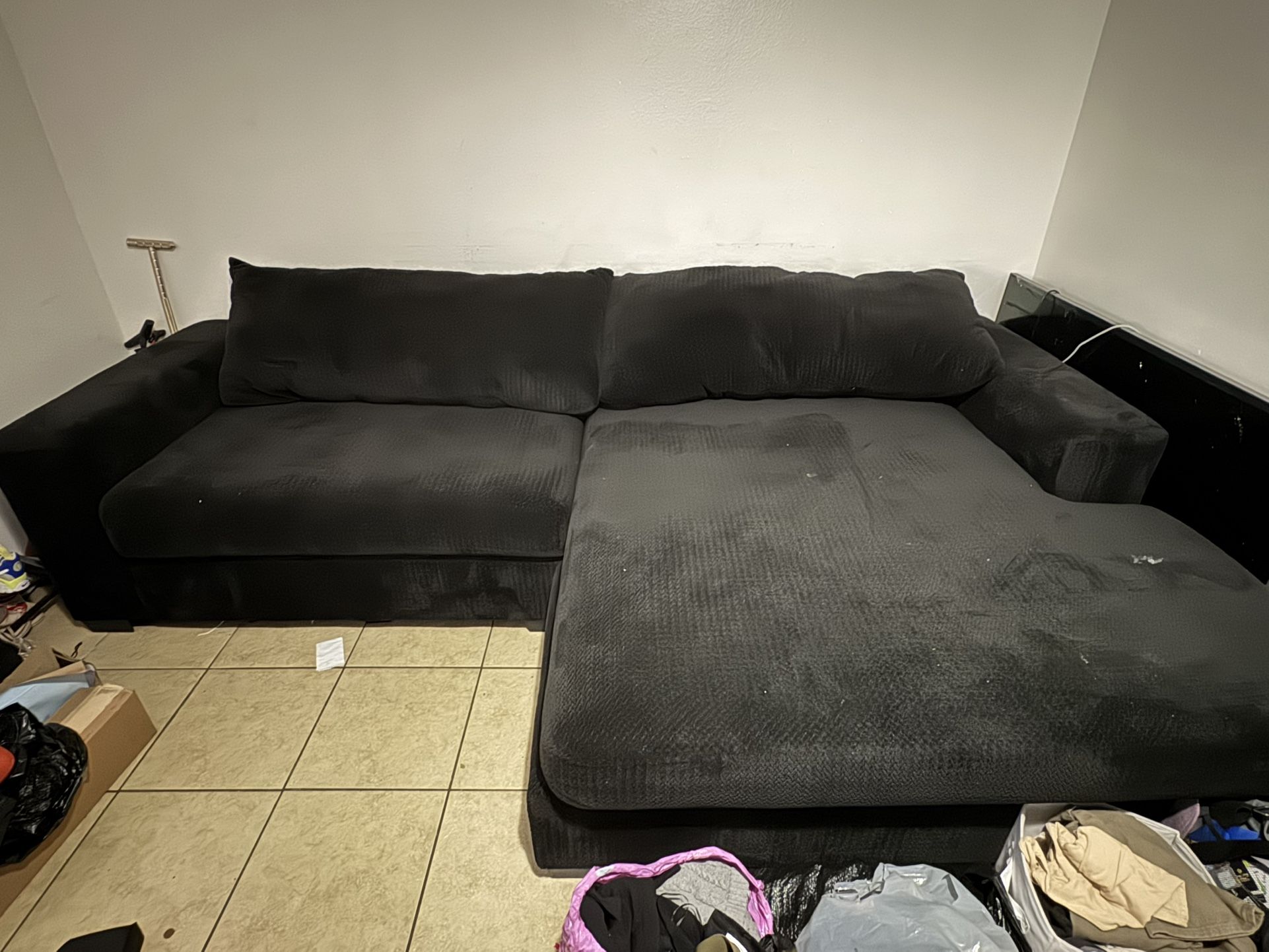 GORDO Chaise Couch (BLACK) $1200 (OBO)