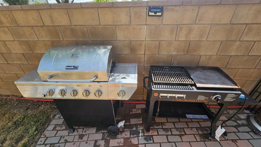 Nexgril Propane Bbq And Blackstone Charcoal/propane Flat top