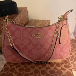 pink coach purse