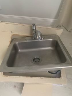 Kitchen sink and faucet