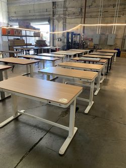 Electric Standing Height Adjustable Lifting Computer Desk Office Table($130~$450)