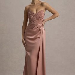 Rose Gold Formal Dress Size 8