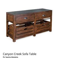 Solid Wood TV Stand / sideboard table – Heavy & Durable