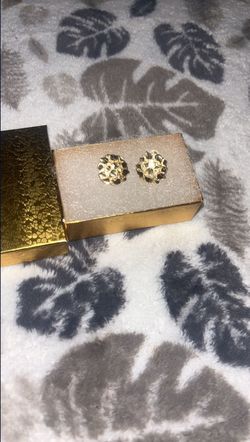 Gold Nugget Earrings
