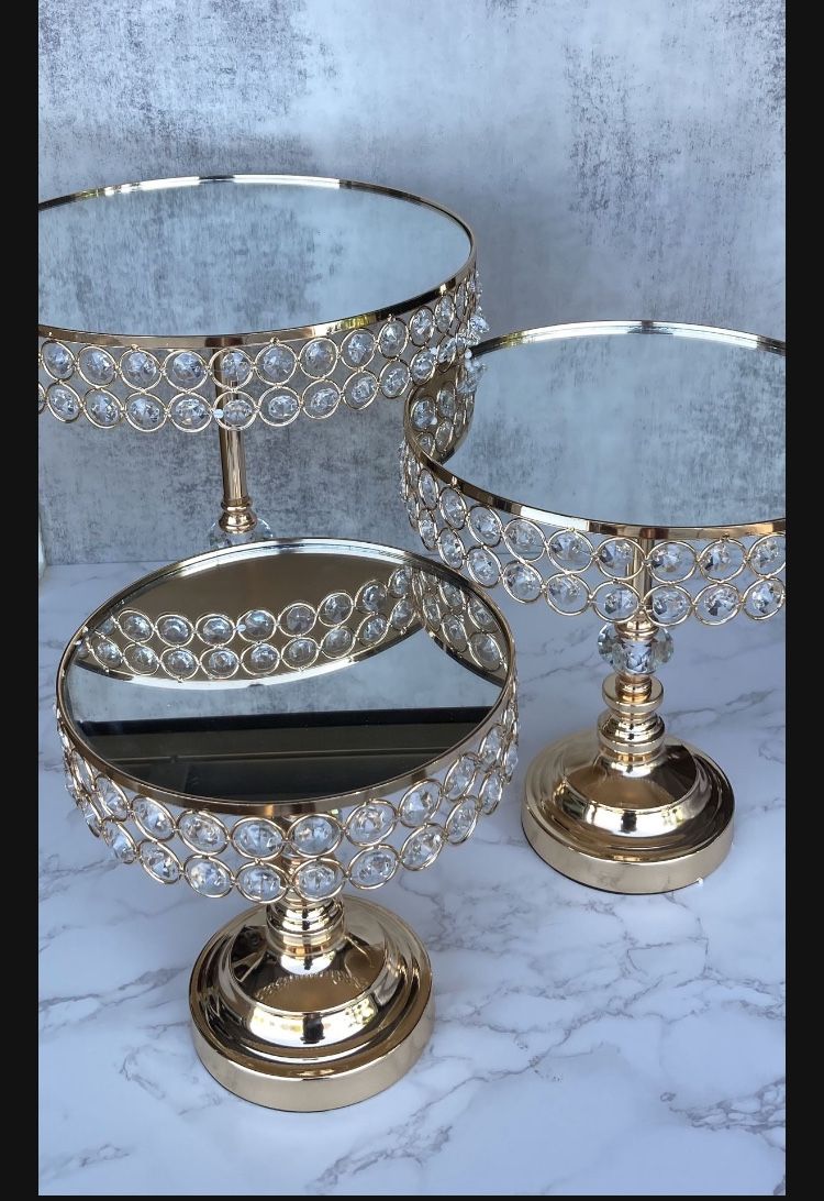 Set Of 3 Cake Stands
