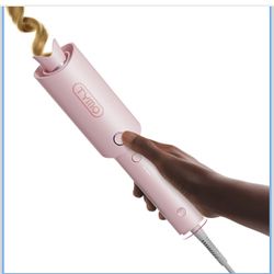 TYMO Automatic Rotating Curling Iron - TYMO CURLPRO Beach Waves Curling Wand, Portable Hair Curler, 500 Million Ionic, Dual Voltage & Lightweight for 