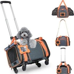 Ecofeen Airline Approved Expandable Pet Carrier for Small Dogs and Cats Puppy