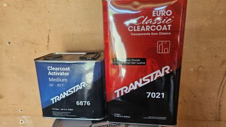 Transtar Clearcoat Kit - 5L Clearcoat (7021) + 2.5L Medium Activator 6876