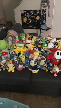 Super Mario plush bundle