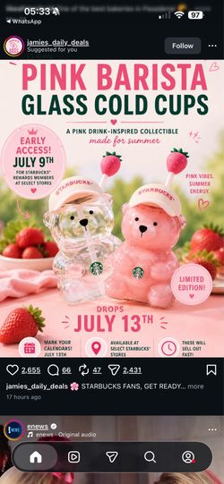 Starbucks bear cup