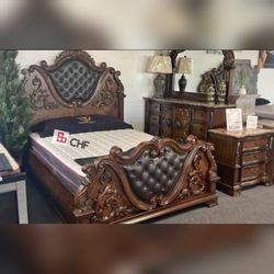 modern queen /  california king  / king size bed frame  // mattress sold separately 