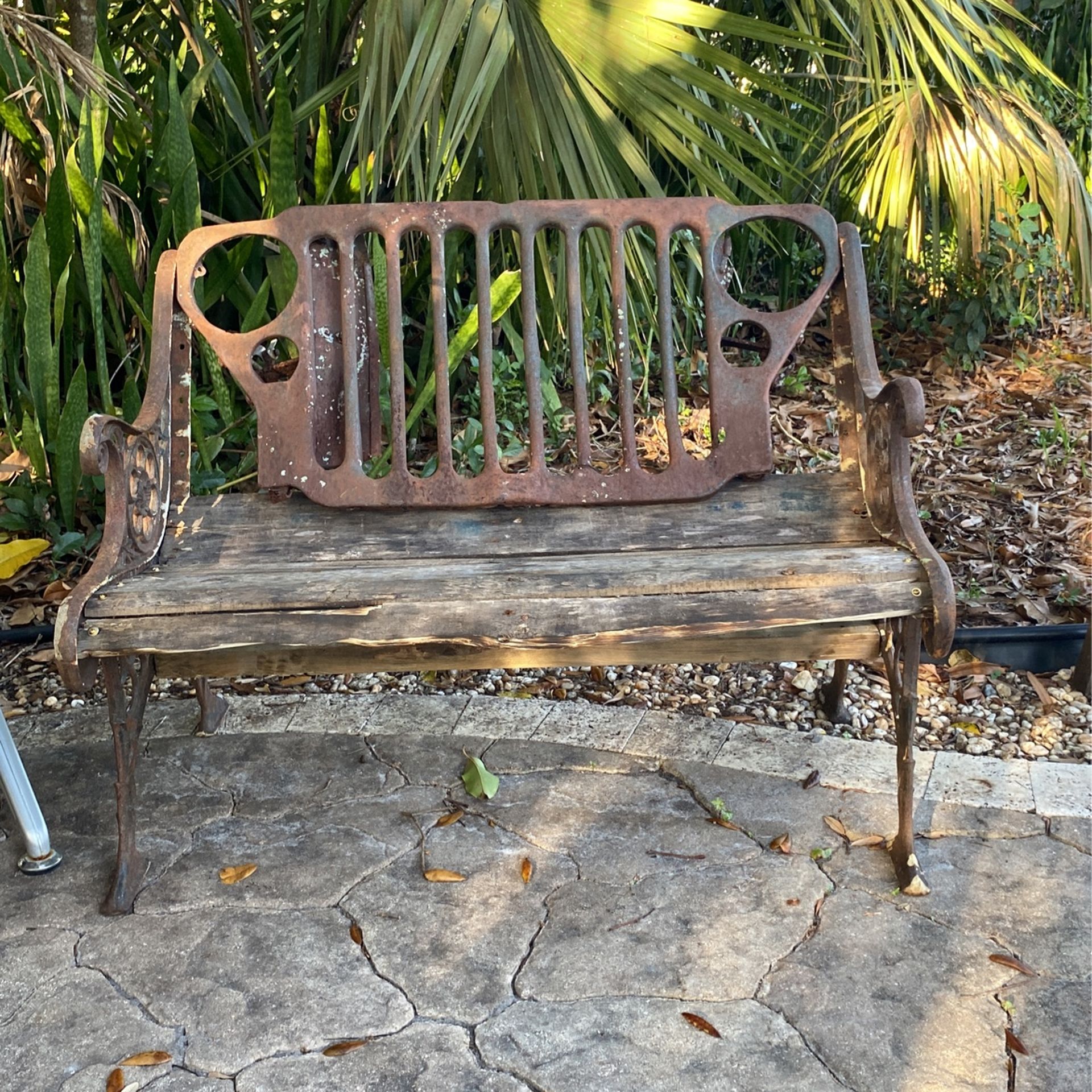 Jeep Grill Bench WWII Willys