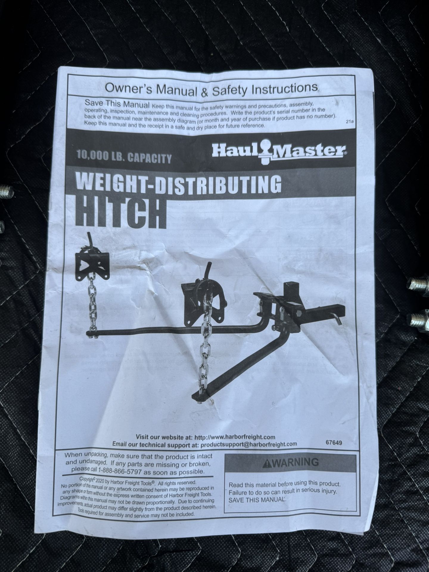 Trailer Hitch Weight Distribution