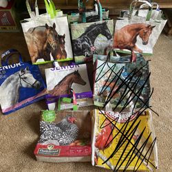 Recycled Farm Feed Bags Made Into Shopping Bags