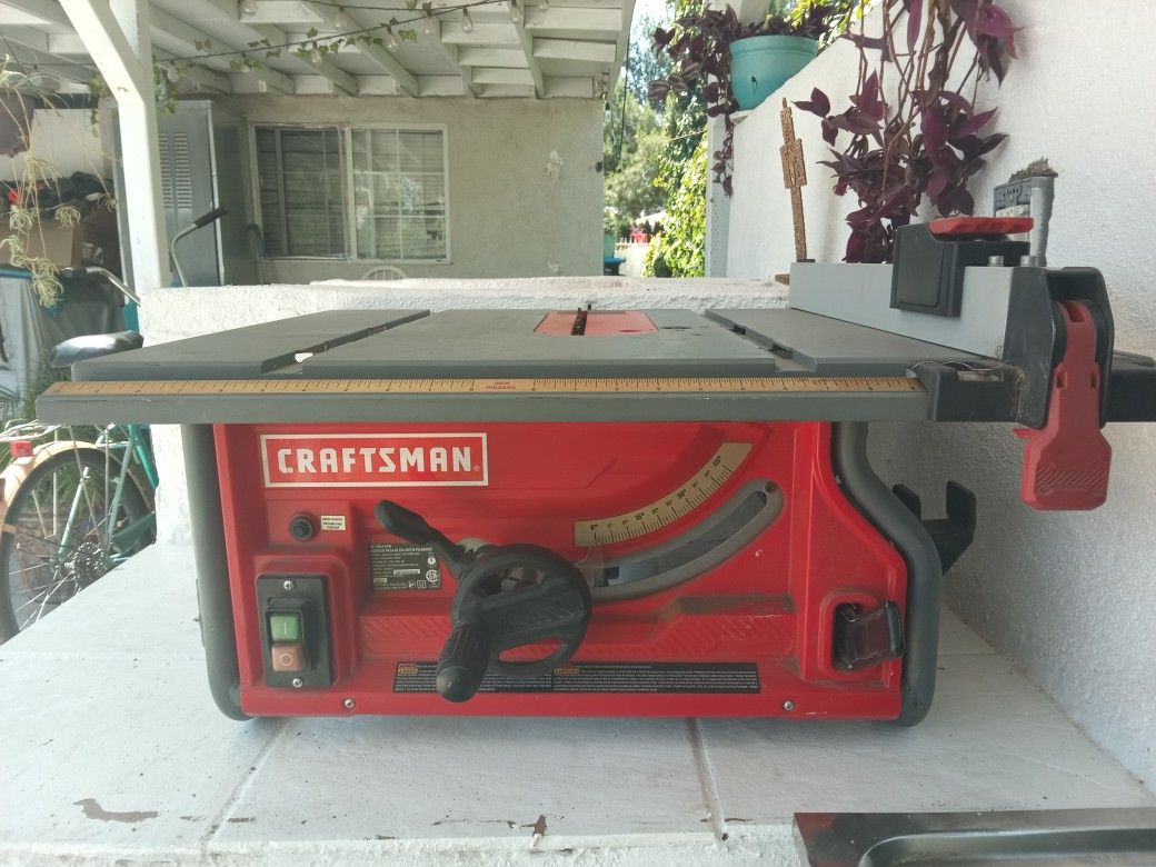10 Inch Table Saw Craftsman