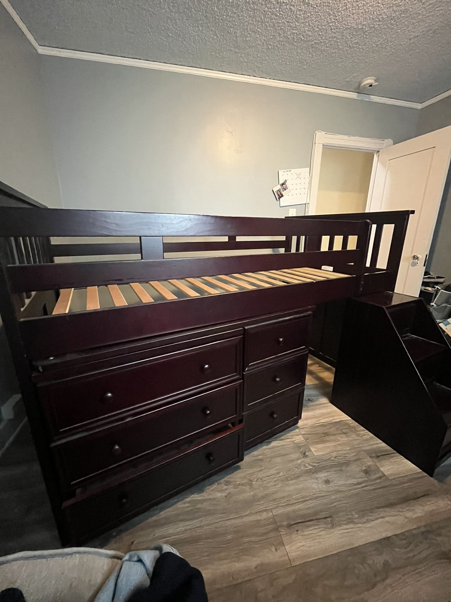 Twin Loft Bed Solid Wood