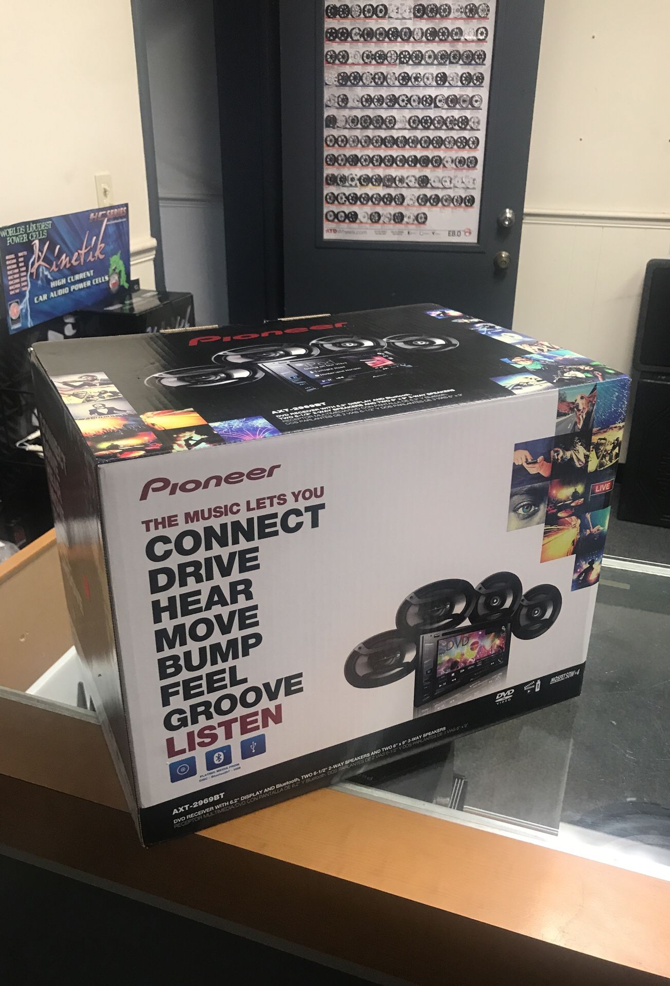 Pioneer dvd receiver and speaker combo