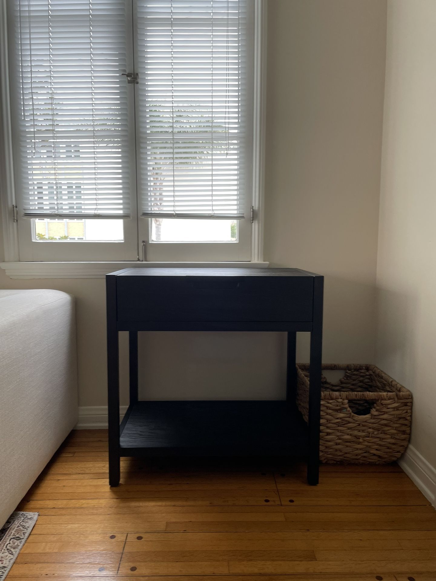 Set Of Black Nightstands