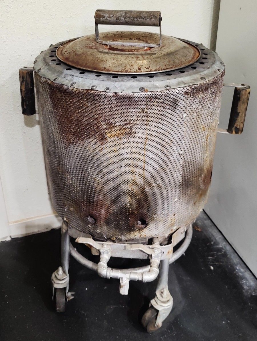 Commercial Gas Tandoor Oven on Rolling Stand – 26" Tall