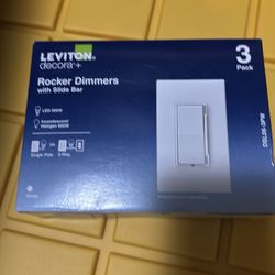 Leviton Rocker dimmers