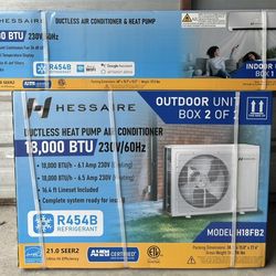 Hessaire Mini Split -18k Btu 230v
