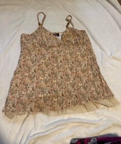 Jordache paisley tank top🌷
