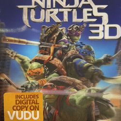 TEENAGE MUTANT NINJA TURTLES 3D (3D Blu-Ray + Blu-Ray + DVD-2014)