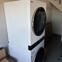 Like New Electric LG ThinQ Washer and Dryer