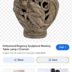 Vintage Signed Table Lamp