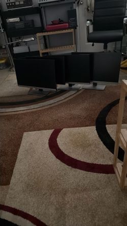 4 AOC LCD Monitors For Sale 24”