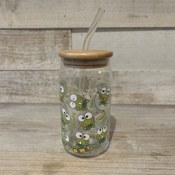Keroppi Glass Tumbler