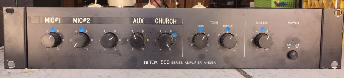 TOA A-506a amplifier