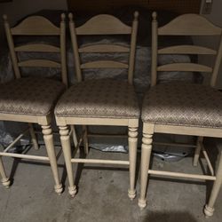3 Bar Height Stools