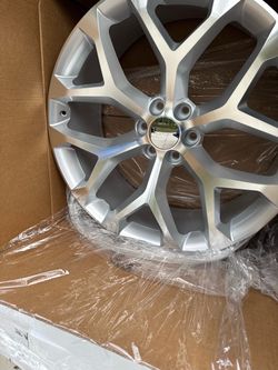 24 inch Silver Machined Alloy Wheel Rim