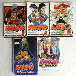 Manga Lot of 5 Naruto & Boruto
