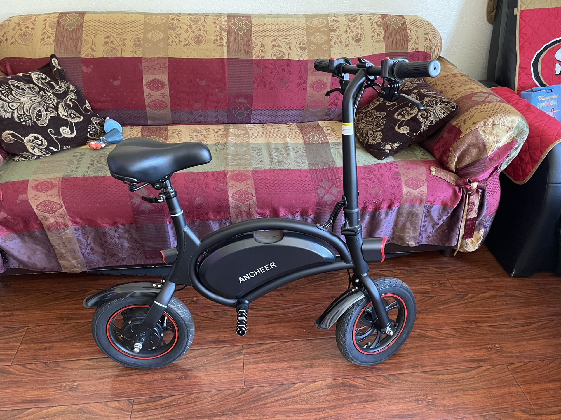 ANCHEER an-EB5 Plus Folding Electric Bike 350W/500W Electric Commuter Bicycle, 20MPH Adults Ebike with 48V 6ah/7.5ah Battery & Dual-Disc Brakes