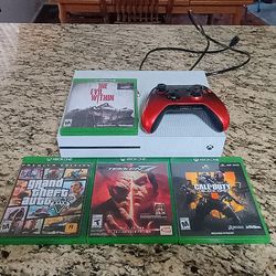 Xbox One S system complete with games