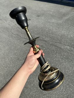 Vintage Black And Gold Lamp