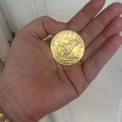 Gold Plates $1 Coin 