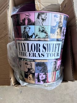 Taylor Swift The Eras tour movie pink popcorn tin