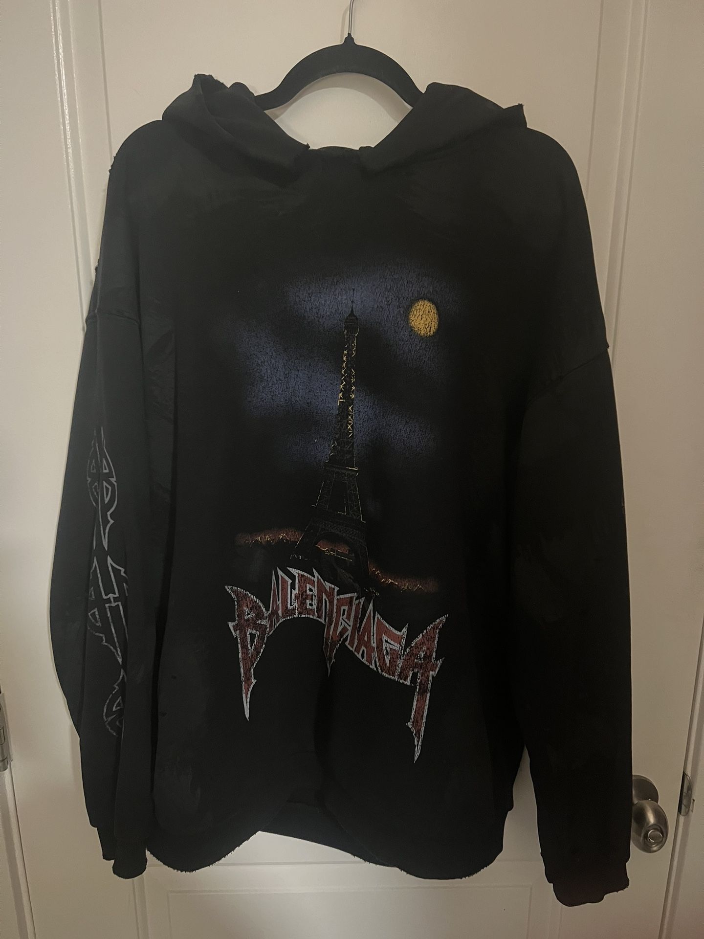 Balenciaga Paris Moon No Pocket Hoodie