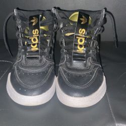 Drop Step Xl High Top Black Gold Shoes Adidas 