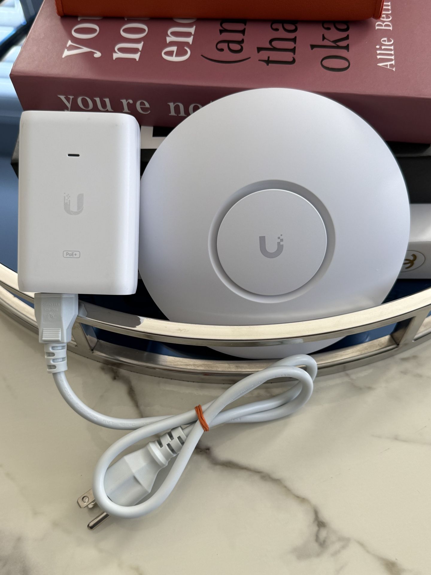 Ubiquiti UniFi 6 Pro Access Point Wireless with PoE Adapter