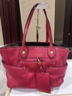 Marc Jacobs Red Leather Shoulder Bag