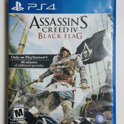 Assassin’s Creed IV Black Flag PS4 Sony Playstation 4 With Case Tested D289