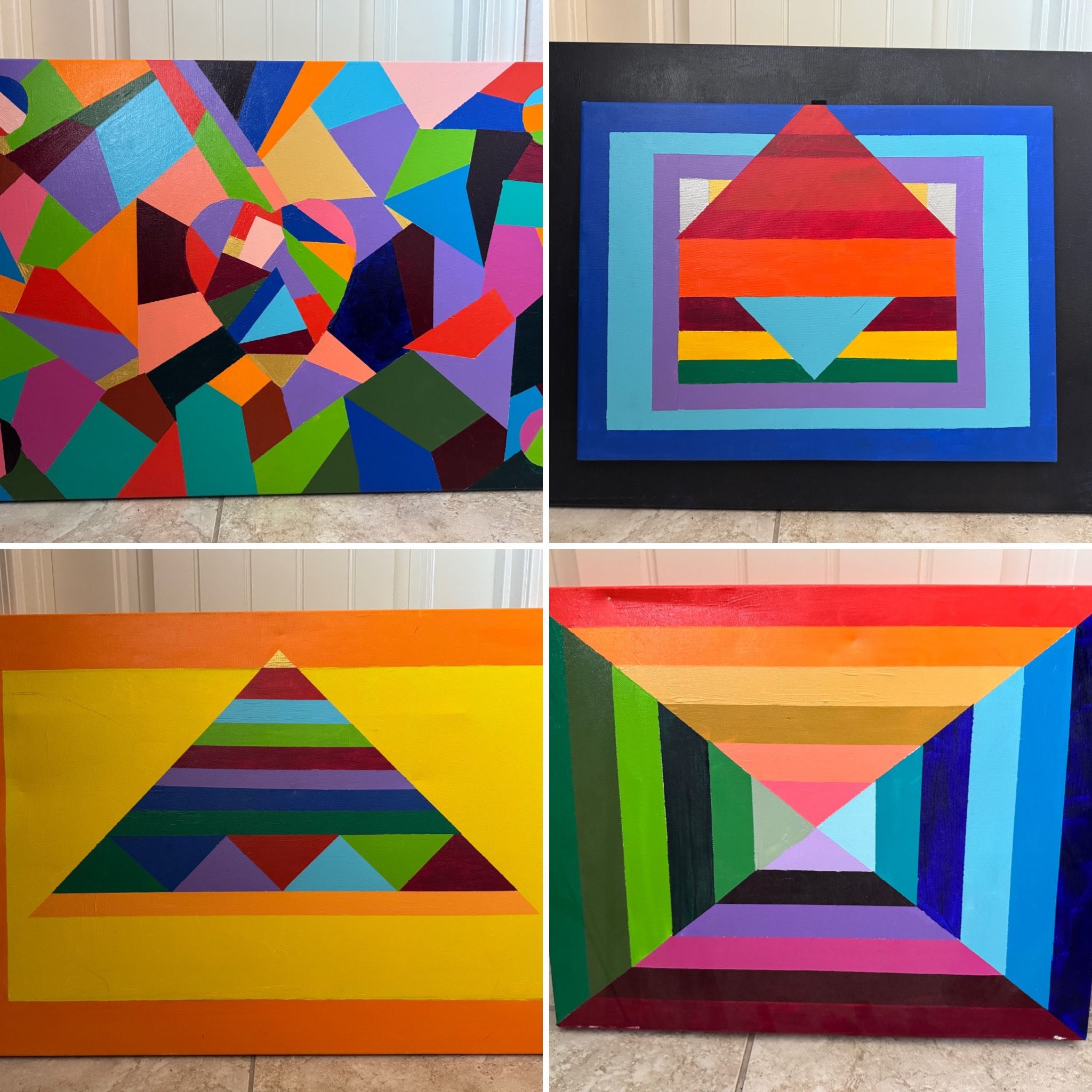 Hand Painted Canvas Art