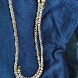 Rose Gold Tennis Chain