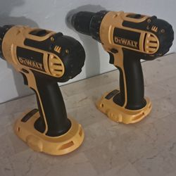2 Dewalt 18v drills